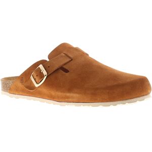 Hush Puppies Dames Sandalen Bailey Gesloten Neus Muiltje Leer Plat Instapbruin 40.5 Hush Puppies Dames Sandalen Bailey Gesloten Neus Muiltje Leer Plat Instapbruin 40.5