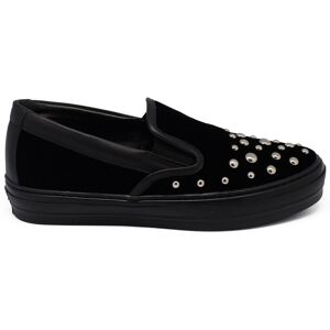 Salvatore Ferragamo Fluwelen instappers Zwart 35.5 EU Salvatore Ferragamo Fluwelen instappers Zwart 35.5 EU
