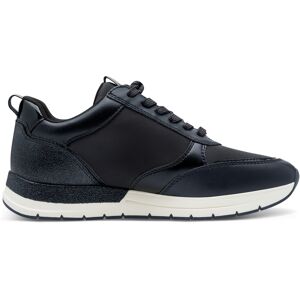 Tamaris Dames Marineblauwe Mode Veterschoenen met Rits 37 Tamaris Dames Marineblauwe Mode Veterschoenen met Rits 37