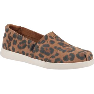 TOMS Alpargata Plus Leren Espadrilles Voor Dames In Bruine Suiker Kleur 42 TOMS Alpargata Plus Leren Espadrilles Voor Dames In Bruine Suiker Kleur 42