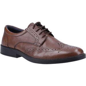 Hush Puppies Nolan Lederen Heren Tan Brogues Schoenen 44.5 Hush Puppies Nolan Lederen Heren Tan Brogues Schoenen 44.5