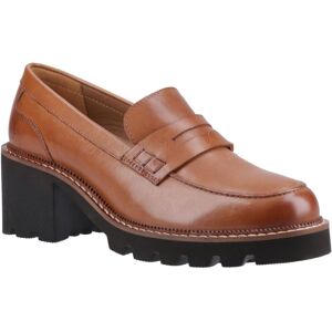 Hush Puppies Giavanna Leren Dames Tan Mocassins 40.5 Hush Puppies Giavanna Leren Dames Tan Mocassins 40.5