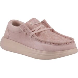 HEYDUDE Wendy COMF Dames Moccasins Schoenen Van Suède In Roségrijs 38 HEYDUDE Wendy COMF Dames Moccasins Schoenen Van Suède In Roségrijs 38