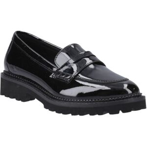 Hush Puppies Grazia Meisjes Zwarte Leren Mocassins 40.5 Hush Puppies Grazia Meisjes Zwarte Leren Mocassins 40.5