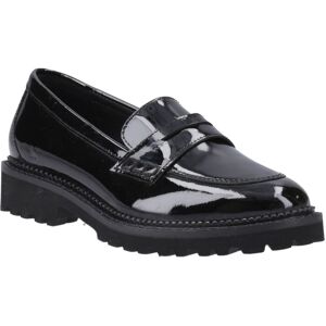 Hush Puppies Grazia Meisjes Zwarte Leren Mocassins 46 Hush Puppies Grazia Meisjes Zwarte Leren Mocassins 46