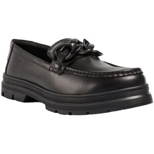 Pod Mina Meisjes Zwarte Leren Mocassins 39 Pod Mina Meisjes Zwarte Leren Mocassins 39