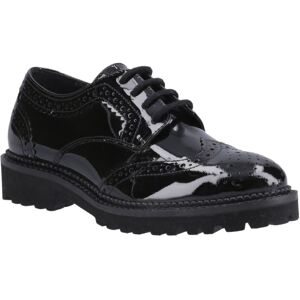 Hush Puppies Gabi Lace Up Meisjes Zwart Leren Brogues 43 Hush Puppies Gabi Lace Up Meisjes Zwart Leren Brogues 43