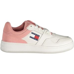 Tommy Hilfiger Dames Roze Polyester Sneakers - Maat 37 - Sneakers Tommy Hilfiger Dames Roze Polyester Sneakers - Maat 37 - Sneakers