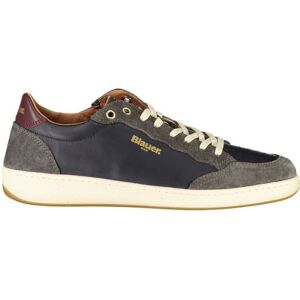 Blauer Lage leren suede sneaker 43 Blauer Lage leren suede sneaker 43