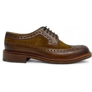 Chapman Moore Chapman & Moore Heren Brogues Oxford Formele Schoenen van Mahonieleer in Bruin Suède 42 Chapman Moore Chapman & Moore Heren Brogues Oxford Formele Schoenen van Mahonieleer in Bruin Suède 42