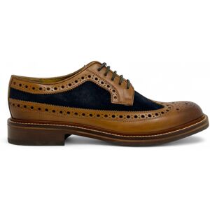 Chapman Moore Chapman & Moore Heren Bruine Leren Marineblauwe Suède Brogues Oxford Formele Schoenen 41 Chapman Moore Chapman & Moore Heren Bruine Leren Marineblauwe Suède Brogues Oxford Formele Schoenen 41