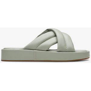 Clarks Alda Glide Light Green Lea Sandalen 37.5 EU Clarks Alda Glide Light Green Lea Sandalen 37.5 EU