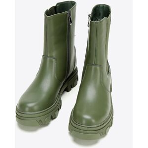 Wittchen Dames Leren Plateau Laarzen Groen Natuurlijk Leer 36 Wittchen Dames Leren Plateau Laarzen Groen Natuurlijk Leer 36