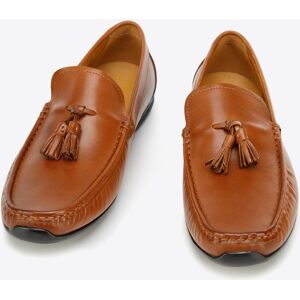 Wittchen Heren Leren Loafers met Kwastjes, Bruin, Natuurlijk Leer 41 Wittchen Heren Leren Loafers met Kwastjes, Bruin, Natuurlijk Leer 41