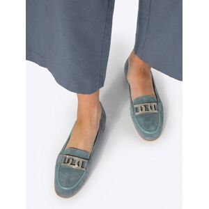 Wittchen Dames Leren Platte Mocassins Blauw Natuurlijk Leer 37 Wittchen Dames Leren Platte Mocassins Blauw Natuurlijk Leer 37