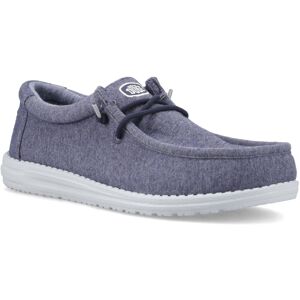 HEYDUDE Wally Stretch Jersey Katoen Heren Marineblauwe Moccasins Schoenen 42 HEYDUDE Wally Stretch Jersey Katoen Heren Marineblauwe Moccasins Schoenen 42