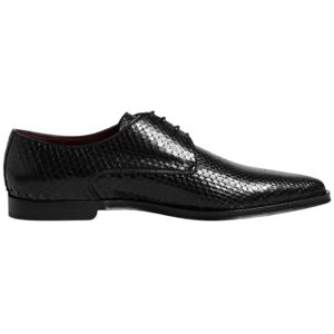 Dolce & Gabbana Zwarte Leren Veterschoenen Heren Derby Shoes 40 Dolce & Gabbana Zwarte Leren Veterschoenen Heren Derby Shoes 40