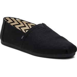 TOMS Alpargata Classic Katoenen Zwarte Espadrilles Voor Mannen 42 TOMS Alpargata Classic Katoenen Zwarte Espadrilles Voor Mannen 42