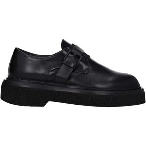 Max Mara Zwarte Leren Oxfords En Derbies 39.5 EU Max Mara Zwarte Leren Oxfords En Derbies 39.5 EU