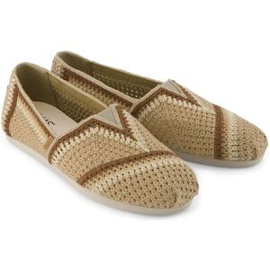 TOMS Alpargata Classic Katoen Dames Donker Beige Espadrilles 36 TOMS Alpargata Classic Katoen Dames Donker Beige Espadrilles 36