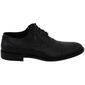 Dolce & Gabbana Zwarte Leren Derby Formele Schoenen 39 Dolce & Gabbana Zwarte Leren Derby Formele Schoenen 39