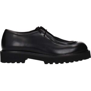 Max Mara Zwarte Leren Oxfords En Derbies 39.5 EU Max Mara Zwarte Leren Oxfords En Derbies 39.5 EU