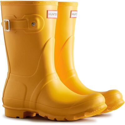 Hunter Original Short Wellington Boots Rubberen Damesgele Regenlaarzen 42 Hunter Original Short Wellington Boots Rubberen Damesgele Regenlaarzen 42