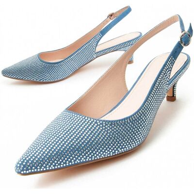 Montevita Blauwe Hakken Schoenen - Schoenen Montevita Blauwe Hakken Schoenen - Schoenen