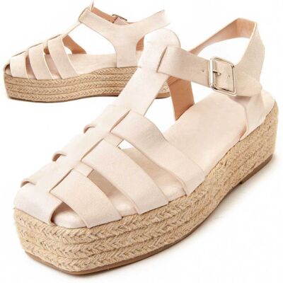Montevita Sandaal Met Hak Mecali In Beige 39 Montevita Sandaal Met Hak Mecali In Beige 39