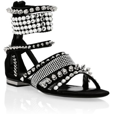 Philipp Plein Platte Sandalen 36 Philipp Plein Platte Sandalen 36