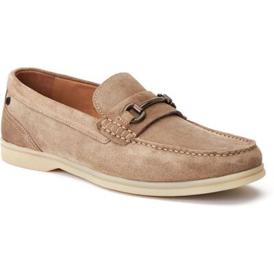 Base London Snapper Leer Heren Sand Loafers 44.5 Base London Snapper Leer Heren Sand Loafers 44.5