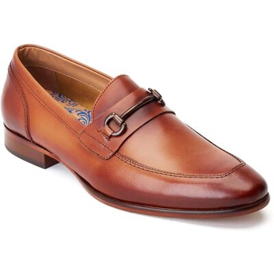 Base London Russo Leren Herenpantoffels Burnt Tan 44.5 Base London Russo Leren Herenpantoffels Burnt Tan 44.5