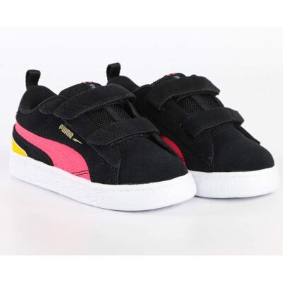 Puma Suede Block Basketbalschoenen - Zwart Puma Suede Block Basketbalschoenen - Zwart