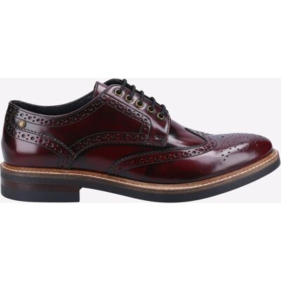 Base London Woburn Leren Heren Bordeaux Brogue Schoenen 44.5 Base London Woburn Leren Heren Bordeaux Brogue Schoenen 44.5