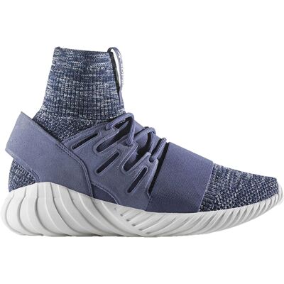 Adidas Tubular Doom Primeknit Paarse Sneakers - Heren - Maat UK 3.5 Adidas Tubular Doom Primeknit Paarse Sneakers - Heren - Maat UK 3.5