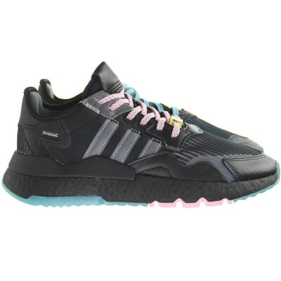 Adidas Ninja Nite Jogger J Zwarte kinderschoenen 37.5 Adidas Ninja Nite Jogger J Zwarte kinderschoenen 37.5