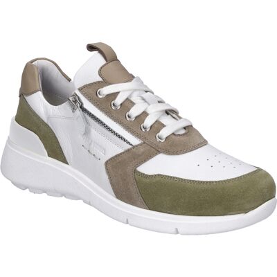 Josef Seibel Giulietta 03 Lederen Dames Sneakers - Wit/Roze/Meerkleurig - Maat 4 Josef Seibel Giulietta 03 Lederen Dames Sneakers - Wit/Roze/Meerkleurig - Maat 4