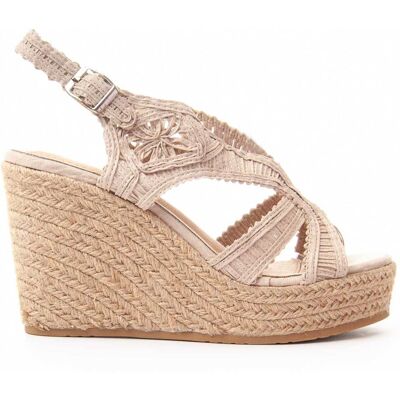 Montevita Wedge Sparto Sandalen Spartsum10 In Beige 38 Montevita Wedge Sparto Sandalen Spartsum10 In Beige 38