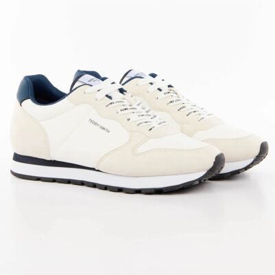 Teddy Smith witte casual sneakers - Sneakers Teddy Smith witte casual sneakers - Sneakers
