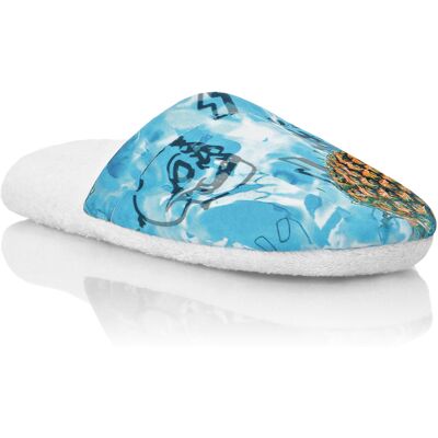 Philipp Plein Slippers Pineapple Skies S/M Philipp Plein Slippers Pineapple Skies S/M