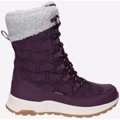 Hi-Tec Sophia Nylon Dames Italiaanse Prune/sepia Roze Winter Enkellaarzen 39 Hi-Tec Sophia Nylon Dames Italiaanse Prune/sepia Roze Winter Enkellaarzen 39