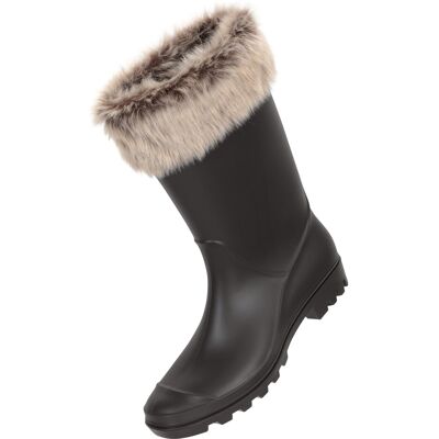 Mountain Warehouse Dames/Dames Faux Fur Gevoerde Wellington Laarzen (Beige) 42 Mountain Warehouse Dames/Dames Faux Fur Gevoerde Wellington Laarzen (Beige) 42