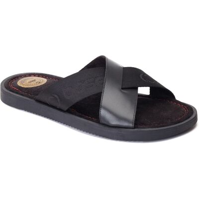 Base London Webb Leren Heren Sandalen Zwart 42 Base London Webb Leren Heren Sandalen Zwart 42