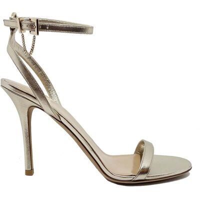 Valentino Garavani Valentino leren sandalen met hak 40.5 EU Valentino Garavani Valentino leren sandalen met hak 40.5 EU