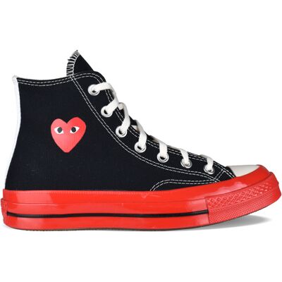 Comme des garçons Chuck Taylor hoge sneakers Zwart 36.5 EU Comme des garçons Chuck Taylor hoge sneakers Zwart 36.5 EU