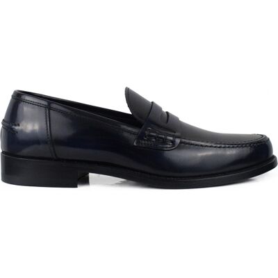 Alberto Lederen Loafers - Blauw Model 39 Alberto Lederen Loafers - Blauw Model 39