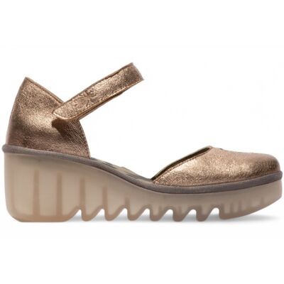 Fly London Dames Sahara Gold BISO305FLY Wedges Sandalen Espadrille Stap Hakken 40.5 Fly London Dames Sahara Gold BISO305FLY Wedges Sandalen Espadrille Stap Hakken 40.5