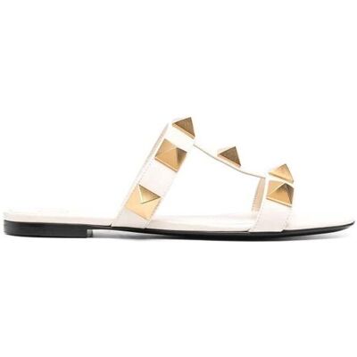 Valentino Garavani Roman Stud Leren Flip-Flops 35 Valentino Garavani Roman Stud Leren Flip-Flops 35