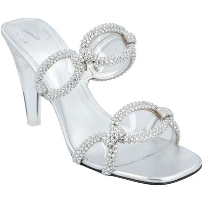 Valentino Garavani Valentino Chain 1967 Slide Sandalen Zilver 37.5 EU Valentino Garavani Valentino Chain 1967 Slide Sandalen Zilver 37.5 EU