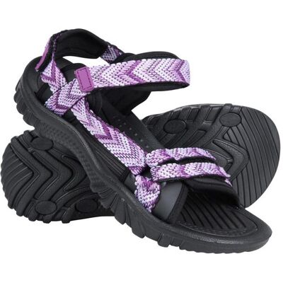 Mountain Warehouse Dames/Dames Cyprus Chevron Sandalen (Paars) 38 Mountain Warehouse Dames/Dames Cyprus Chevron Sandalen (Paars) 38